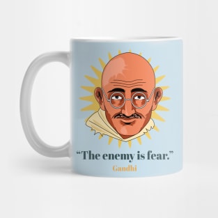 Gandhi Quote Fear Mug